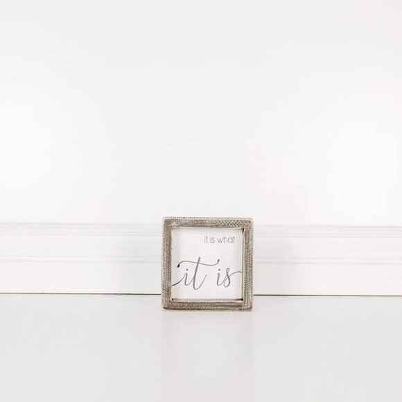 ($10) It Is What It Is Sign - Picture 2 of 2